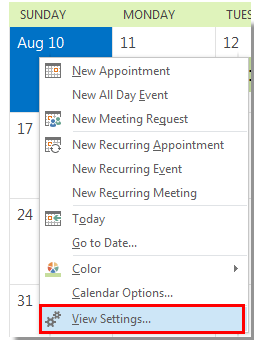 bold numbers in outlook calendar for mac